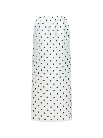 Polka Dot Maxi Skirt