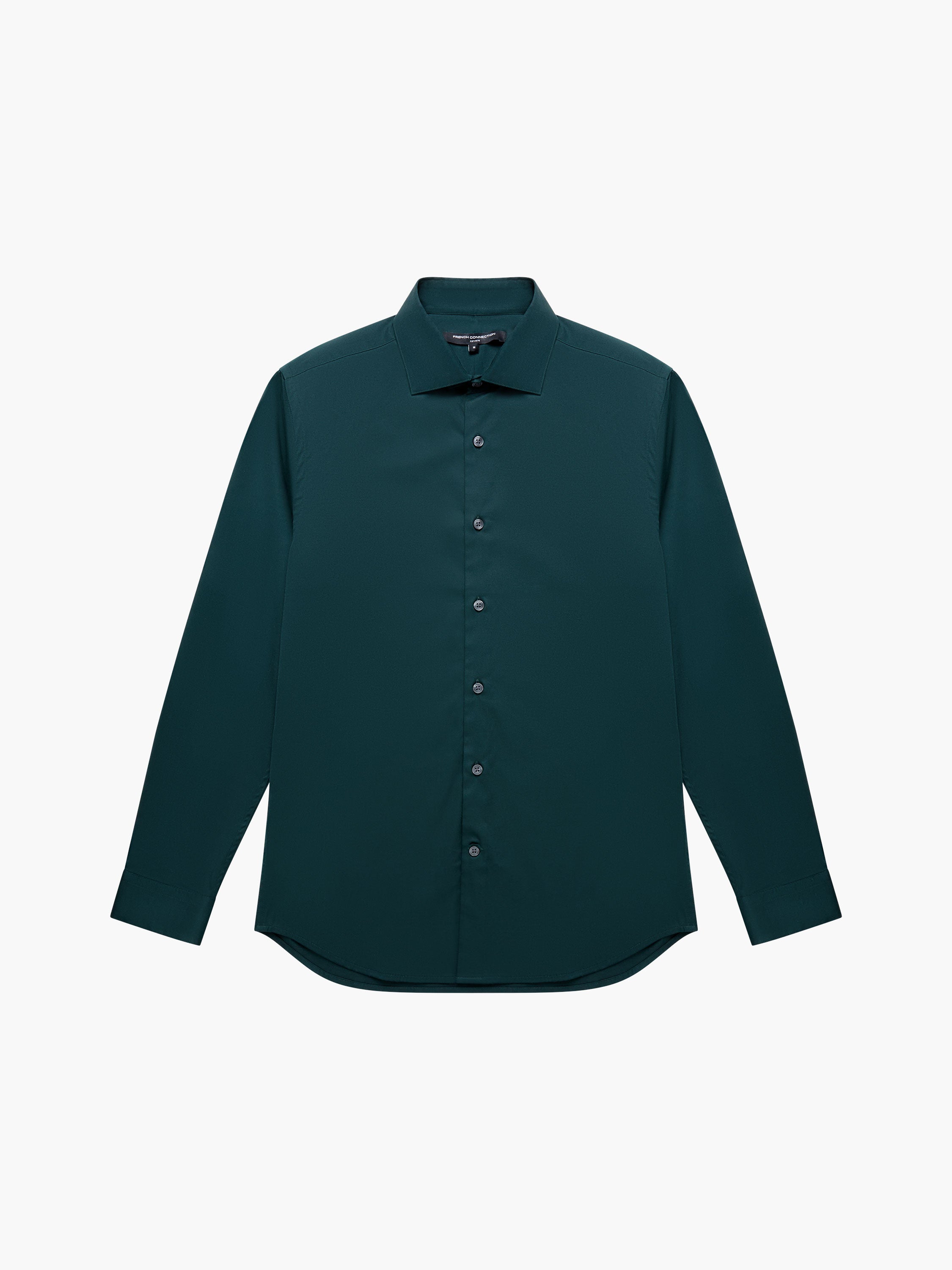 Slim Cutaway Collar Long Sleeve Shirt
