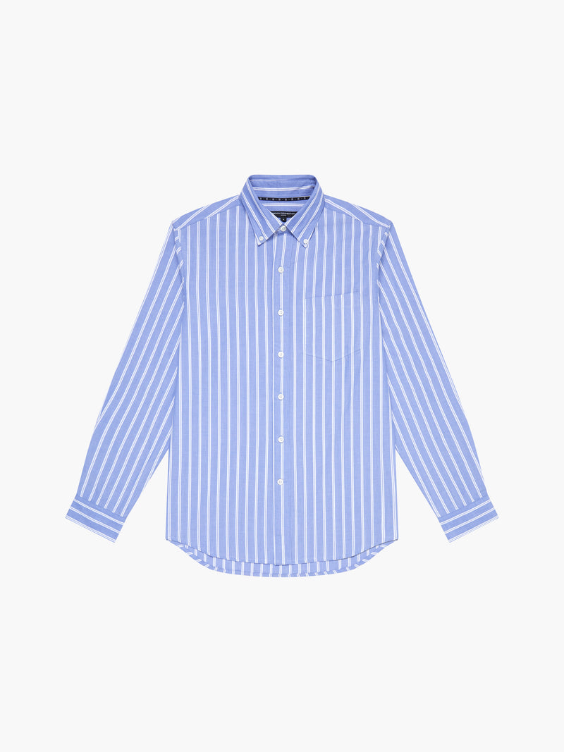Stripe Long Sleeve Pocket Shirt