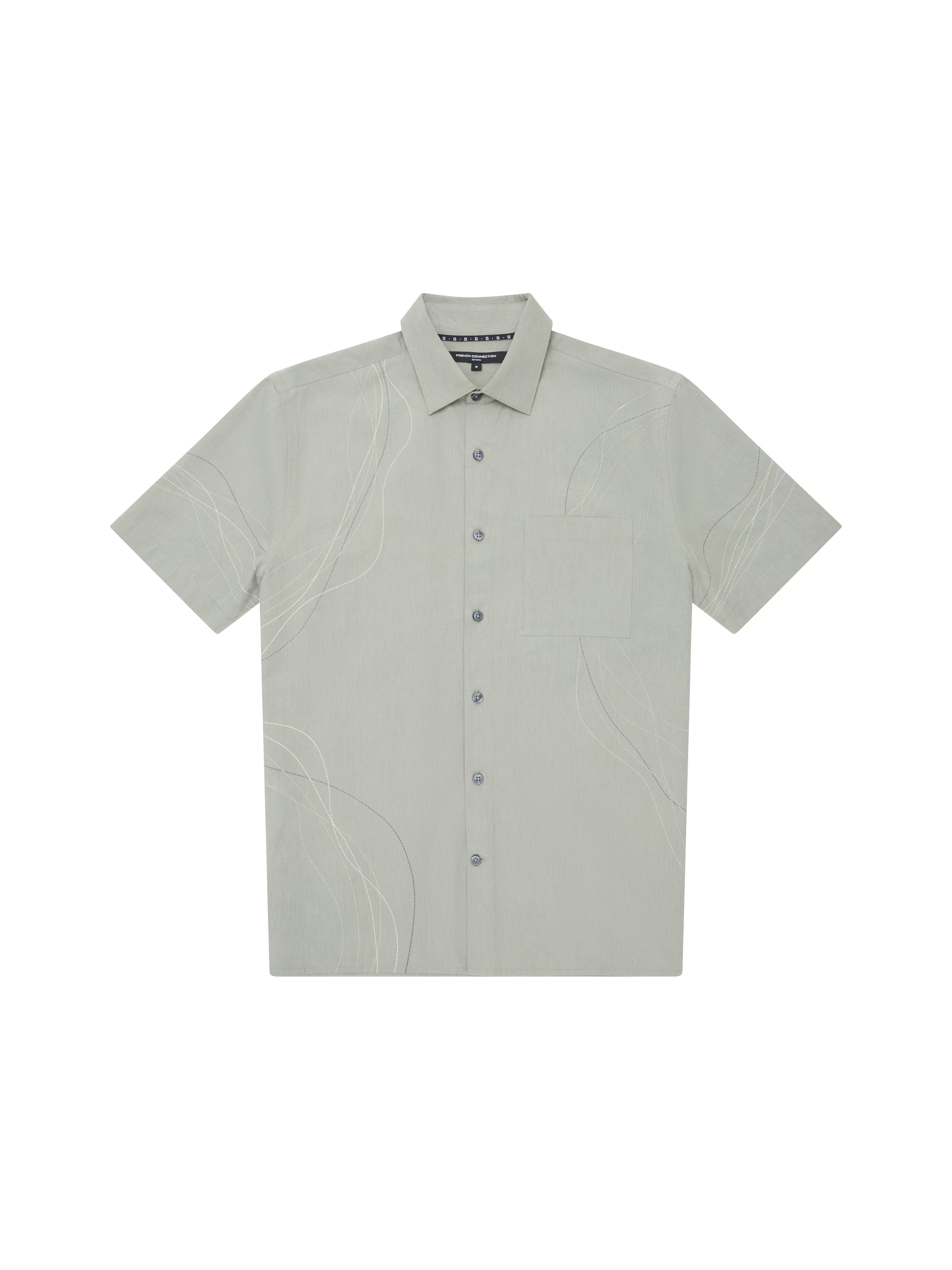 Scribble Dots Leo Short Sleeve Shirt