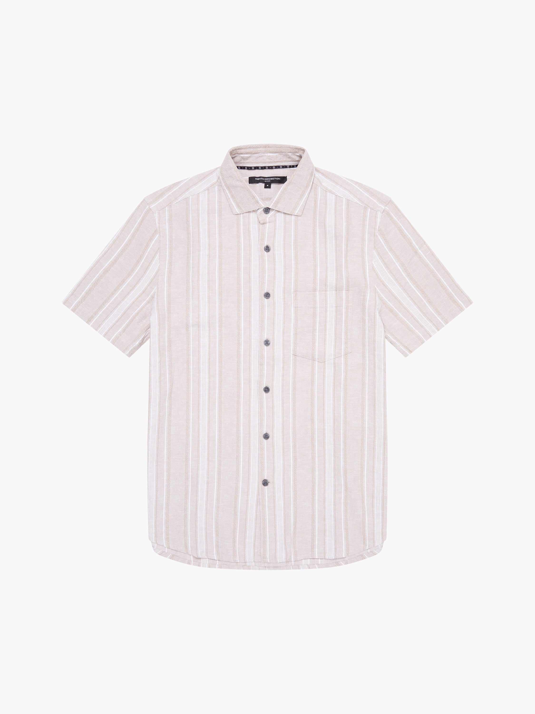 Short Sleeve Stripe Pocket Shirt