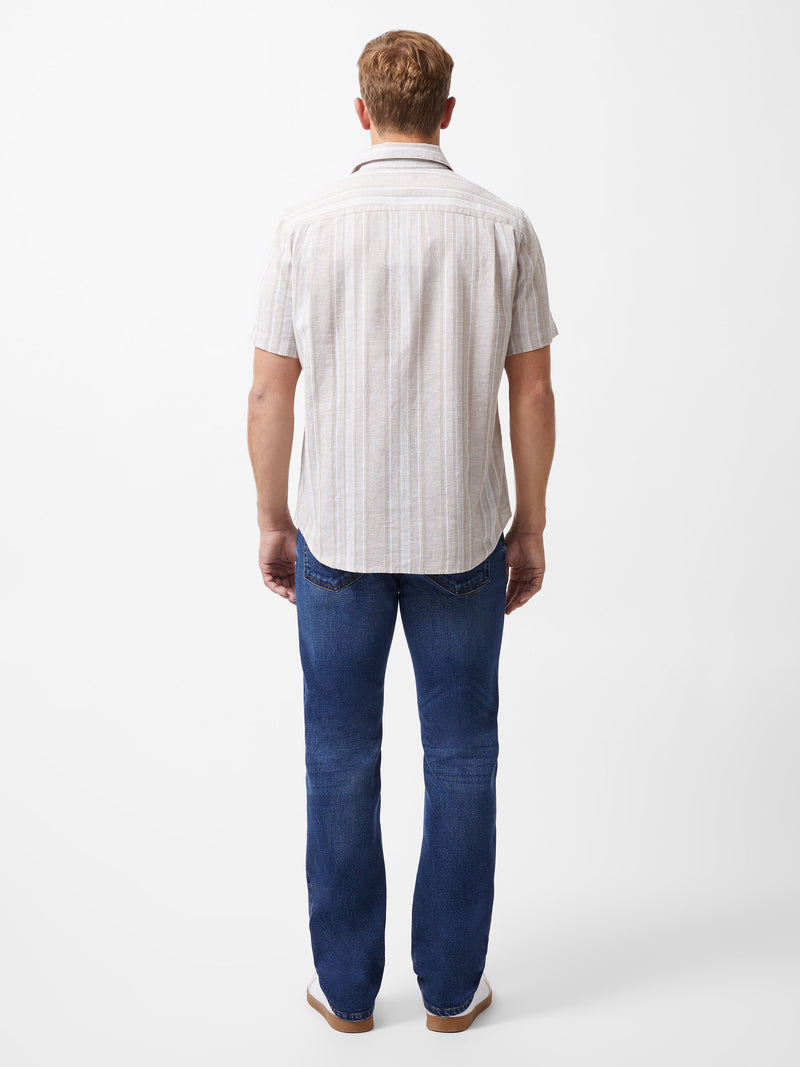 Short Sleeve Stripe Pocket Shirt