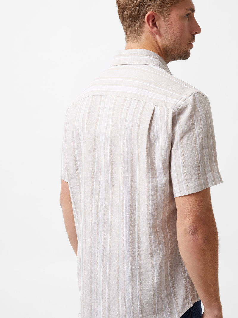 Short Sleeve Stripe Pocket Shirt