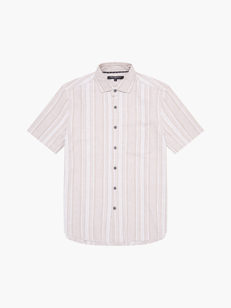 Short Sleeve Stripe Pocket Shirt