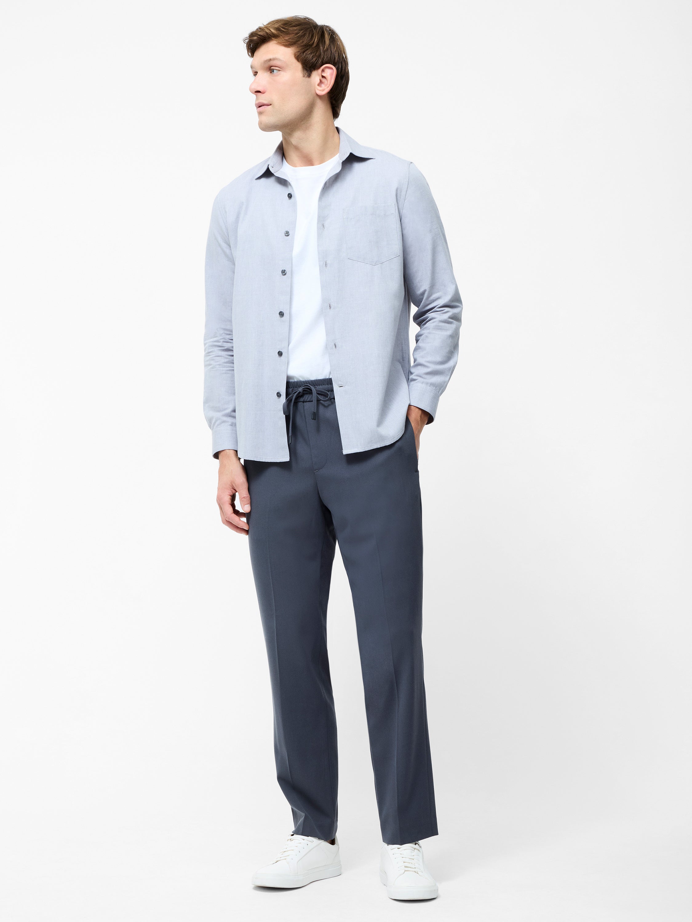 Long Sleeve Dobby Regular Fit Shirt