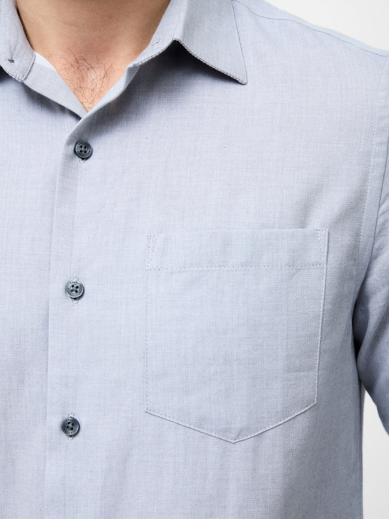 Long Sleeve Dobby Regular Fit Shirt