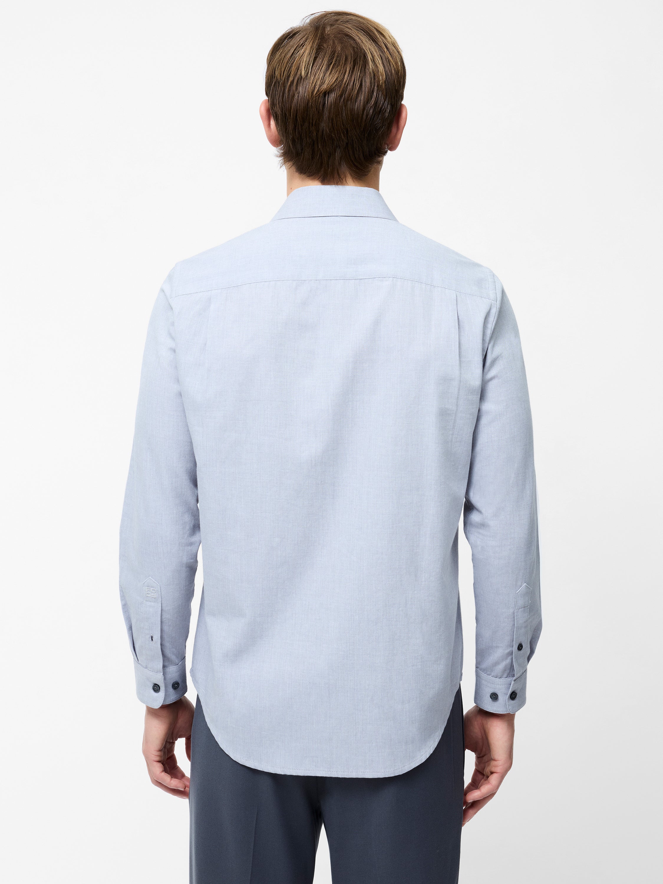 Long Sleeve Dobby Regular Fit Shirt