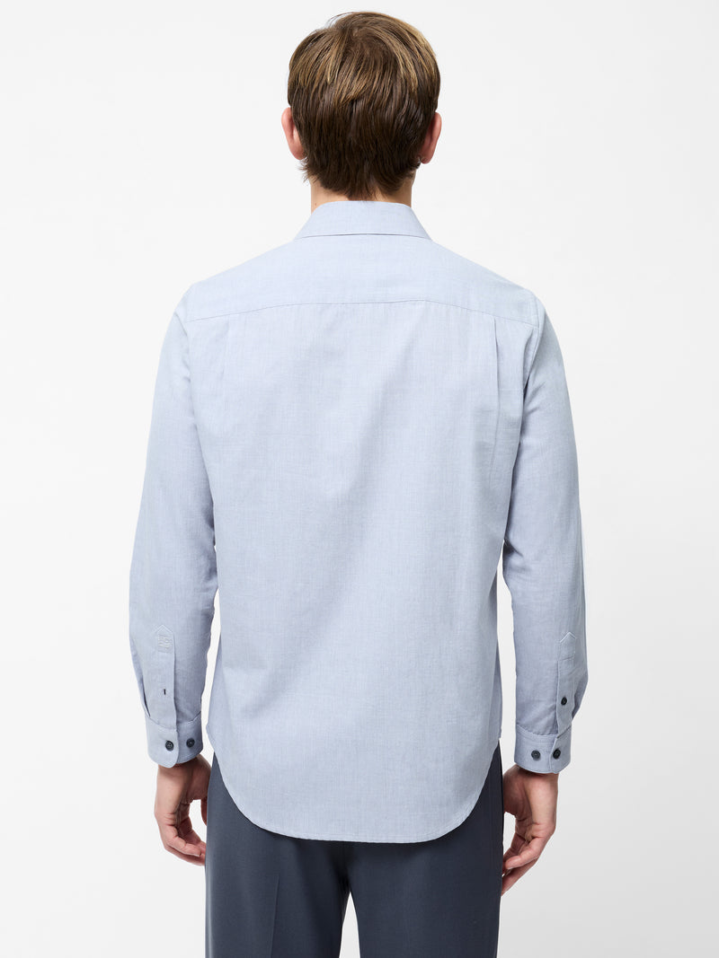Long Sleeve Dobby Regular Fit Shirt