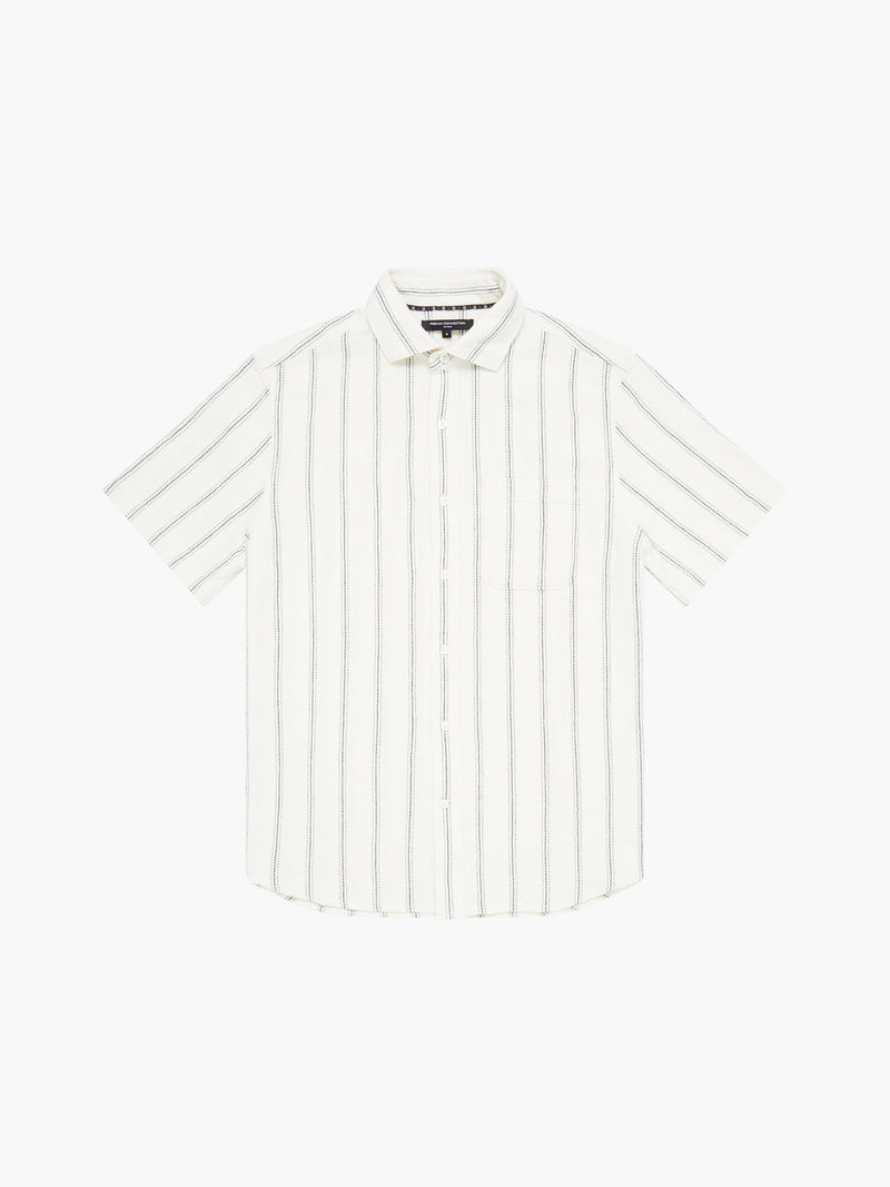 Textured Stripe Short Sleeve Shirt