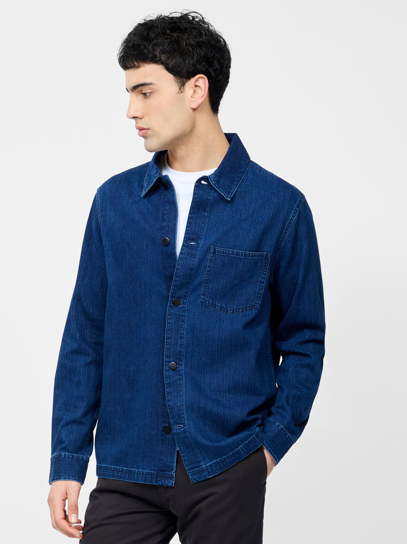 Long Sleeve Denim Overshirt