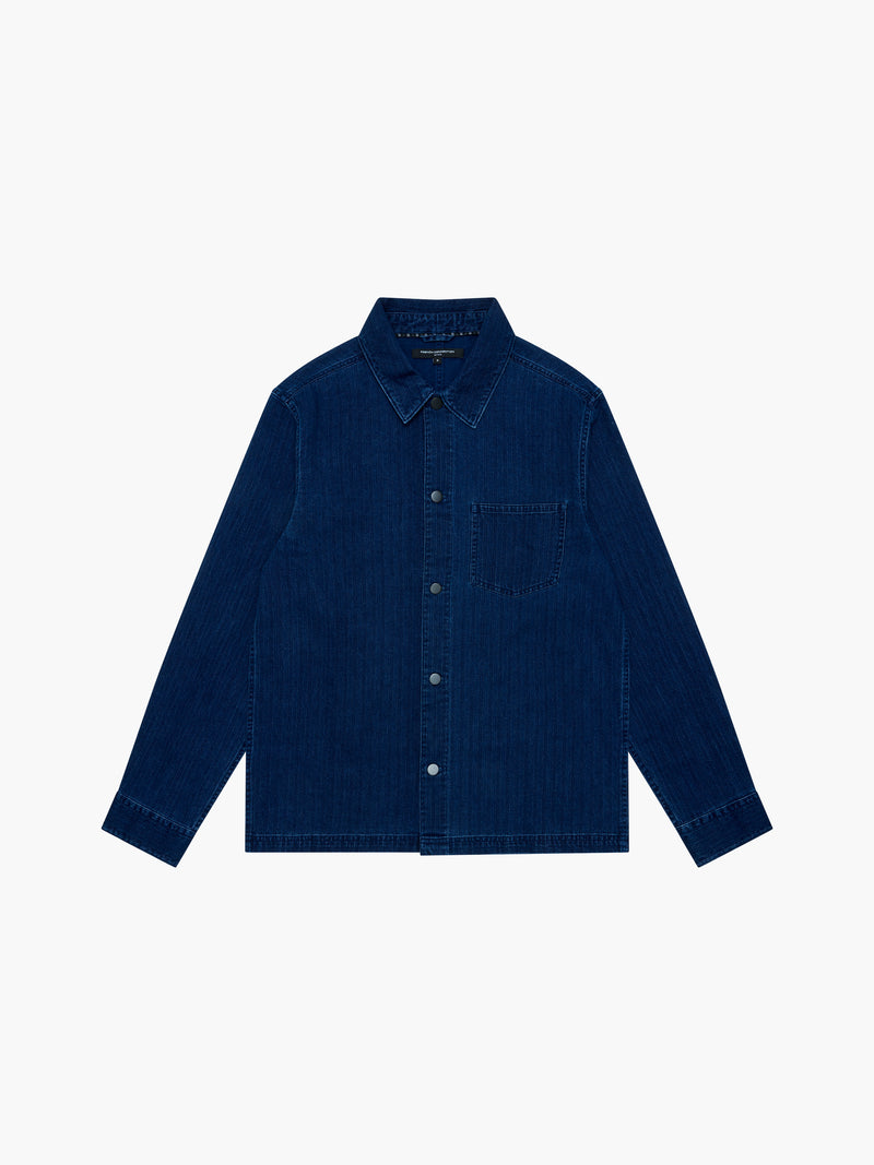 Long Sleeve Denim Overshirt