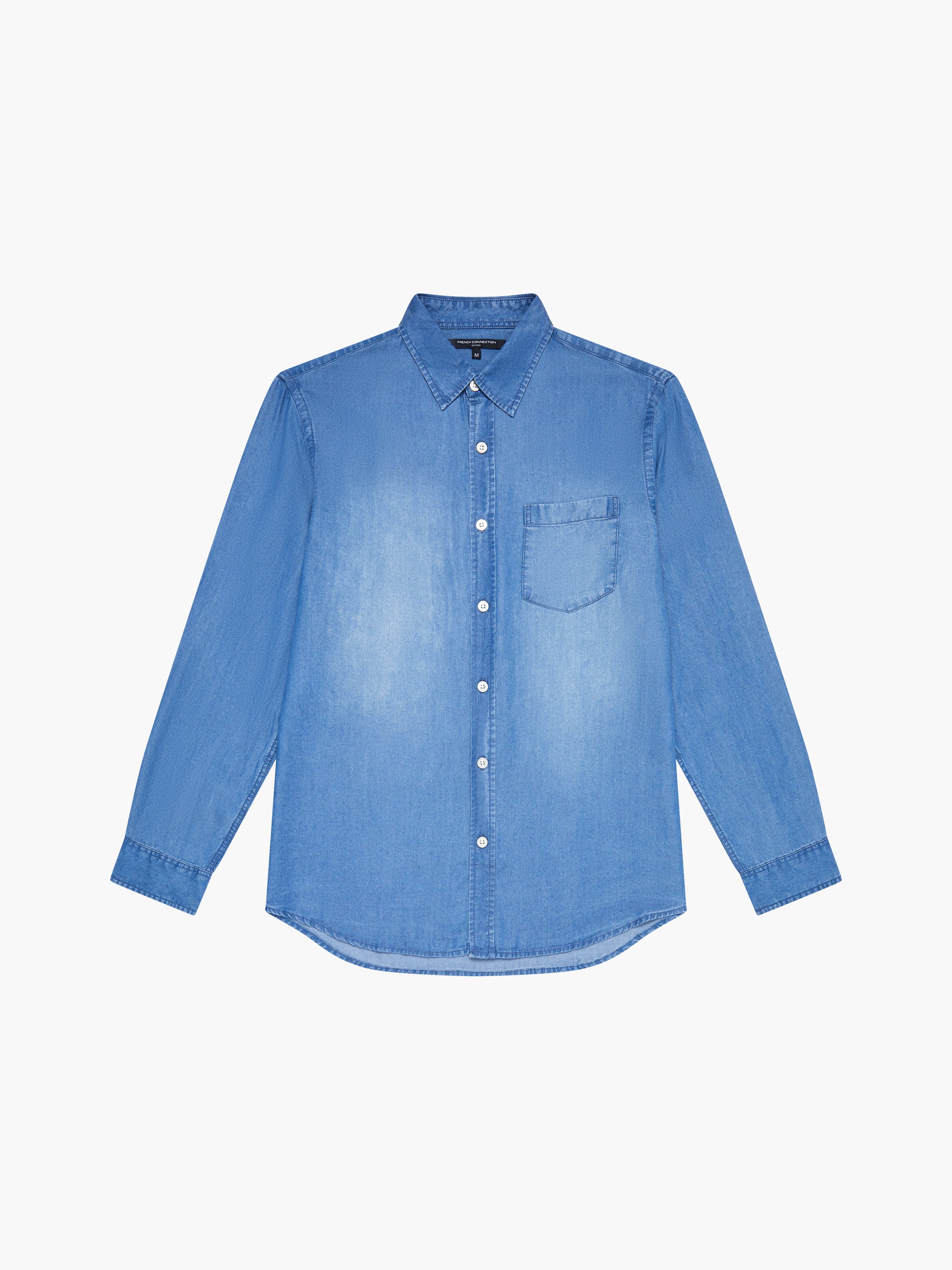Long Sleeve Denim Lyocell Shirt