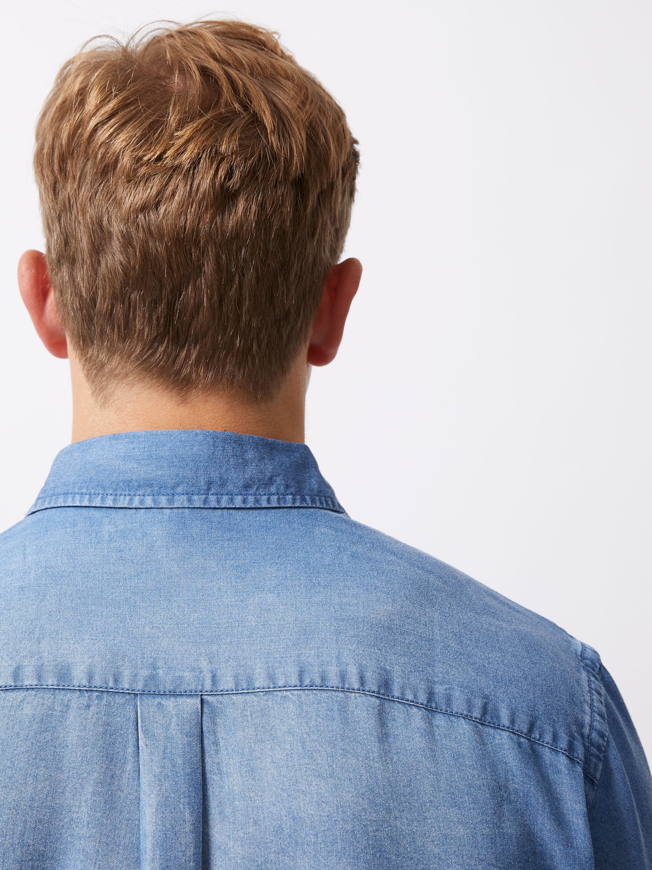 Long Sleeve Denim Lyocell Shirt