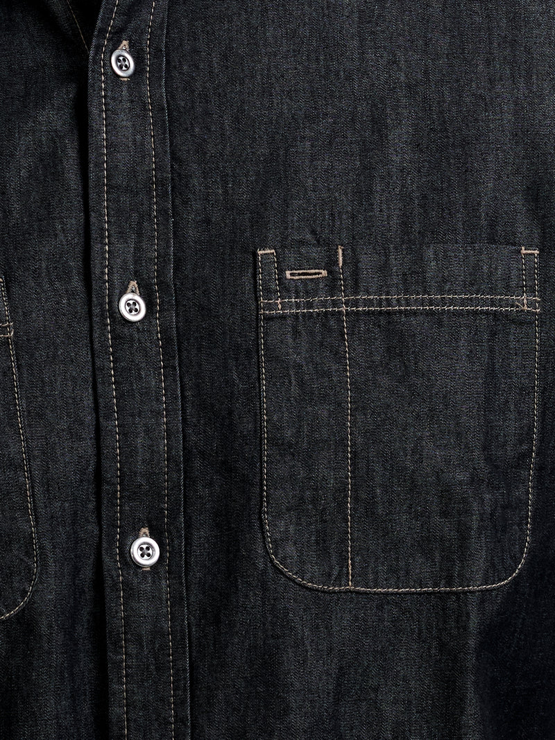 Long Sleeve Regular Fit Denim Shirt