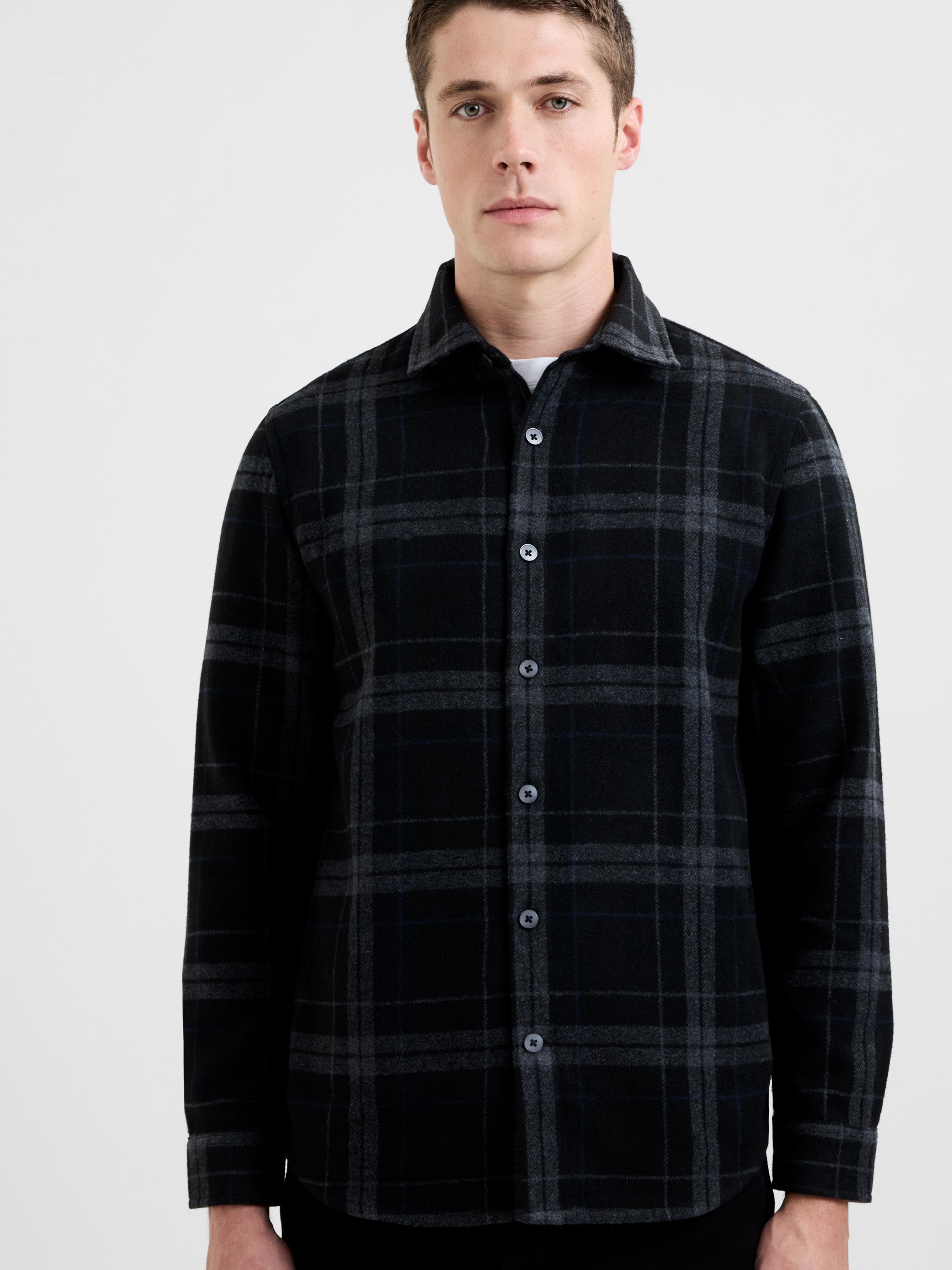 Yarn Dyed Twill Check Shirt