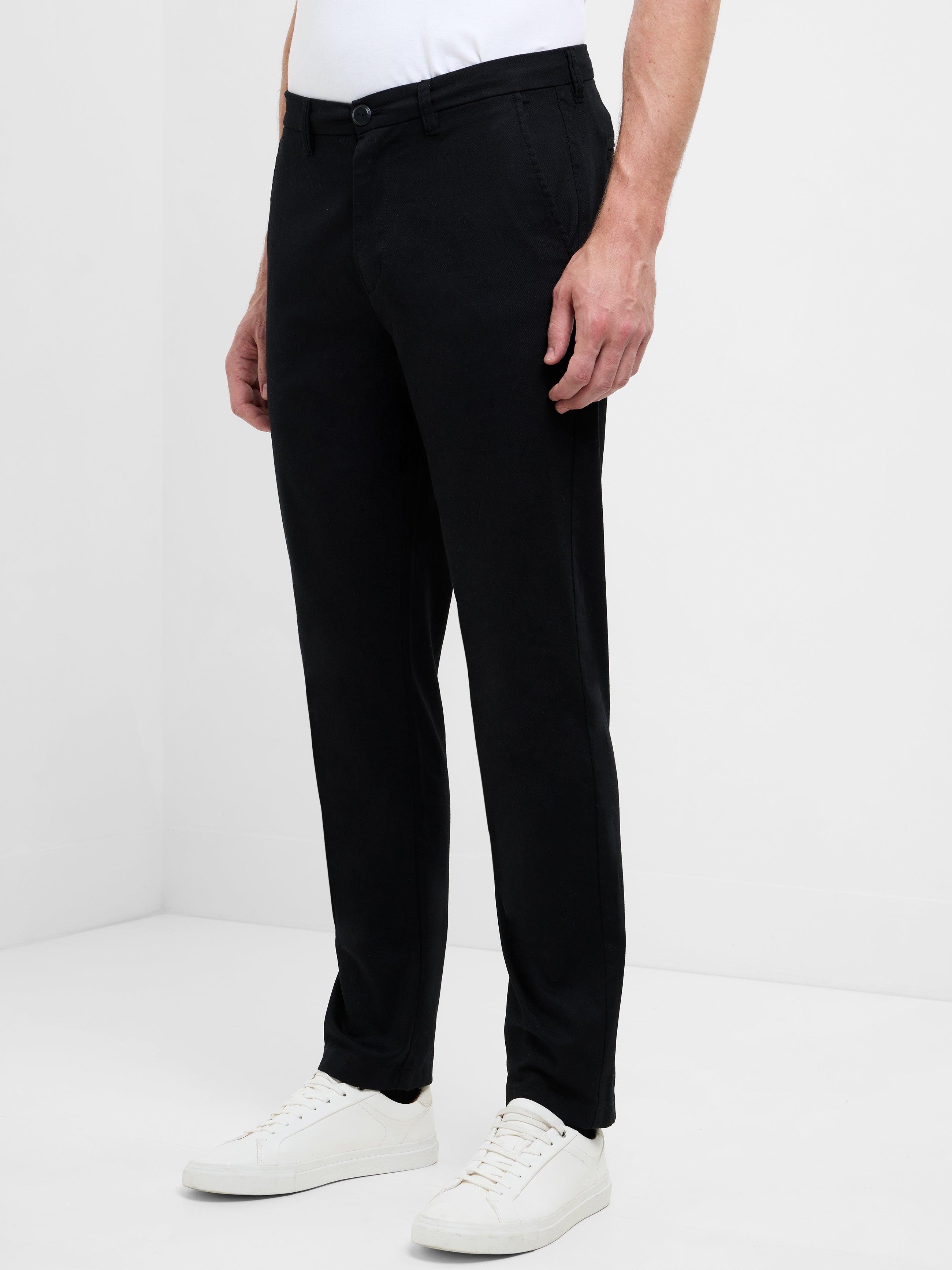 Structured Chino Trousers