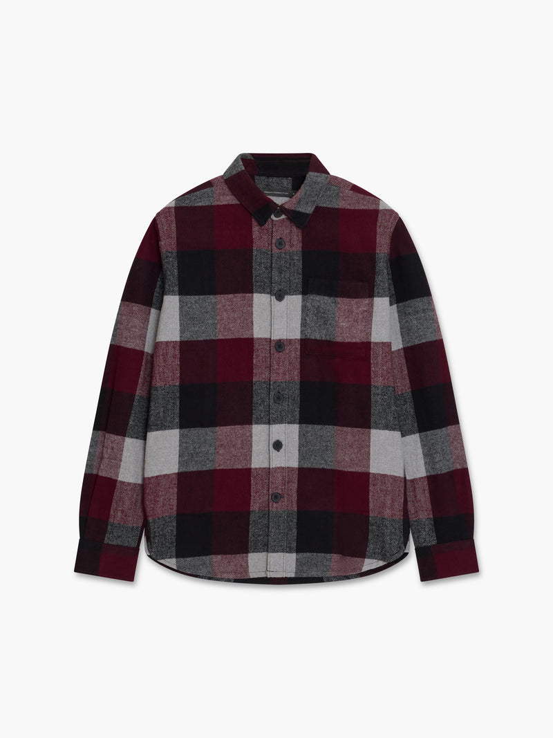 Heavy Large Check Overshirt