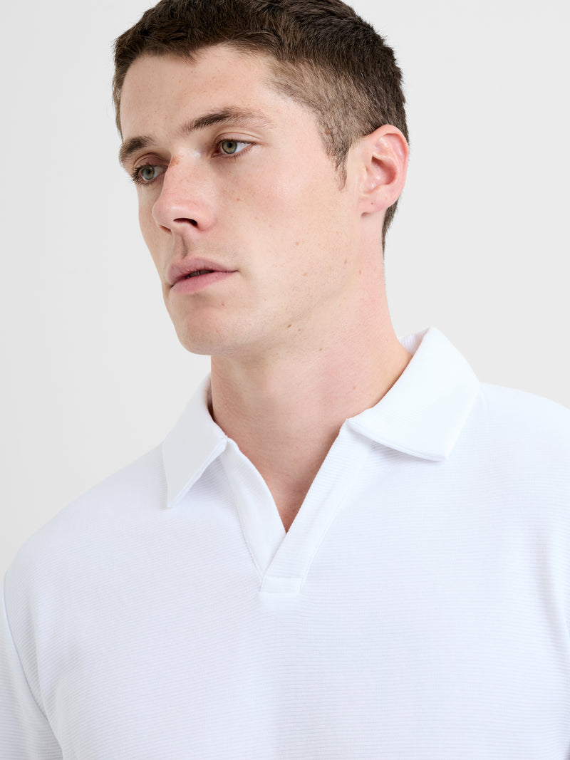 Long Sleeve Ottoman Trophy Neck Shirt