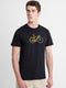 Short Sleeve Organic Bike Print T-Shirt