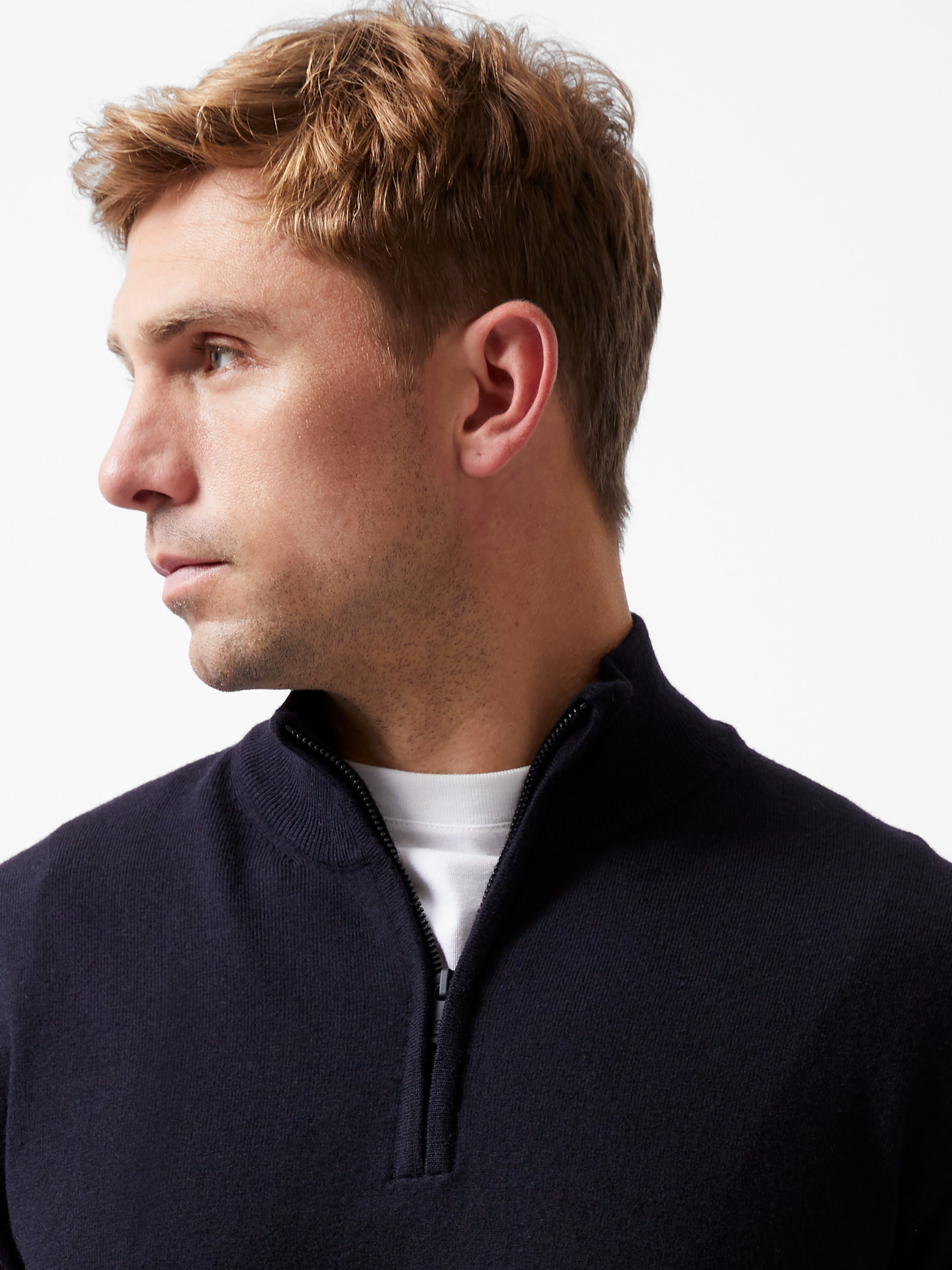 Half Zip Knitted Jumper