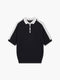 Intarsia Short Sleeve Polo Shirt