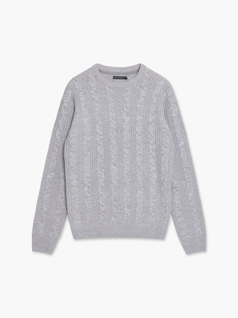 Cable Knit Crew Neck Jumper
