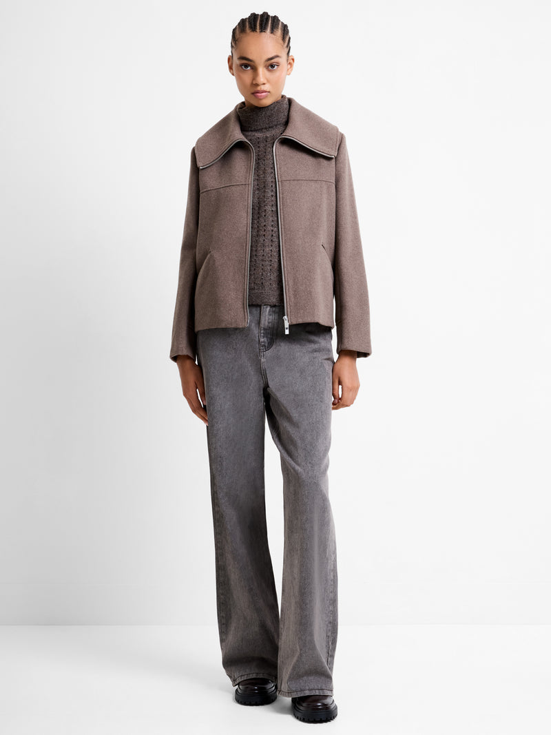 Devita Wool Collared Coat