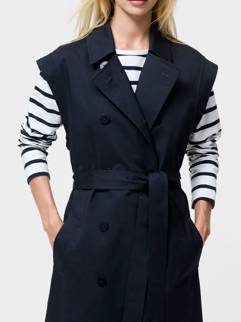 Danby Sleeveless Trench Coat