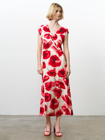 Poppy Eco Lizzie Front Twist Dress
