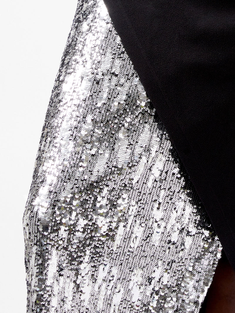 Zanna Jersey Sequin Mix Midi Dress