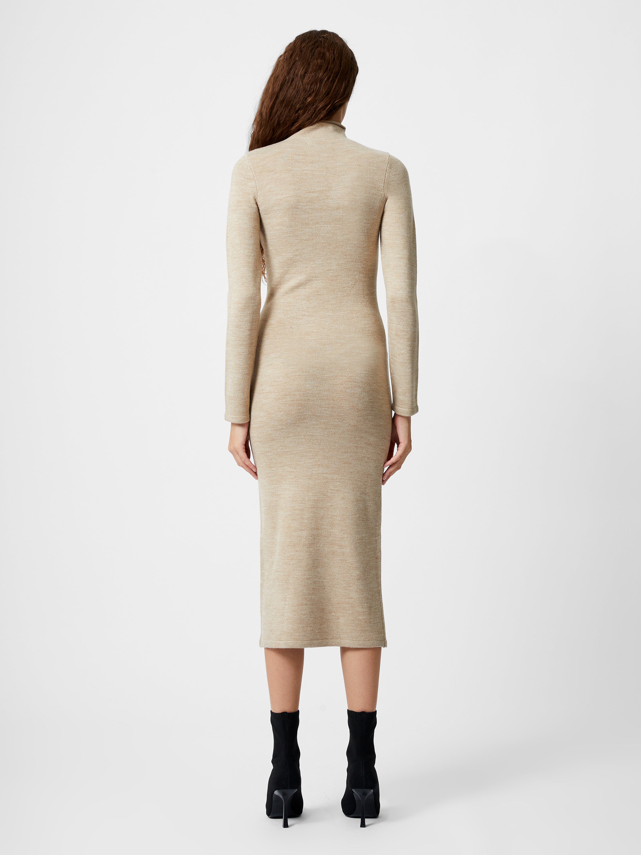 Babysoft Roll Neck Midi Dress