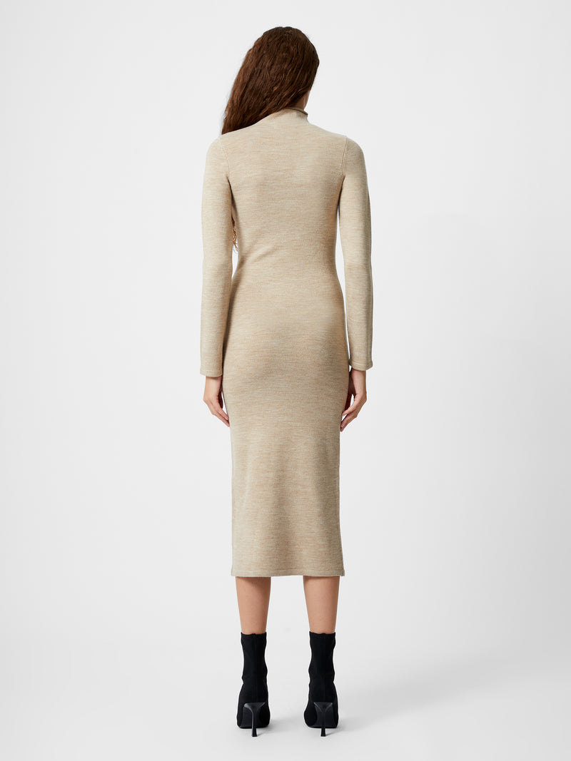 Babysoft Roll Neck Midi Dress
