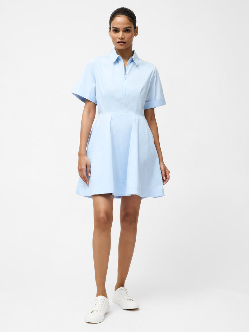 Isabelle Poplin Mini Shirt Dress