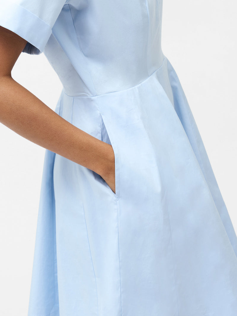 Isabelle Poplin Mini Shirt Dress
