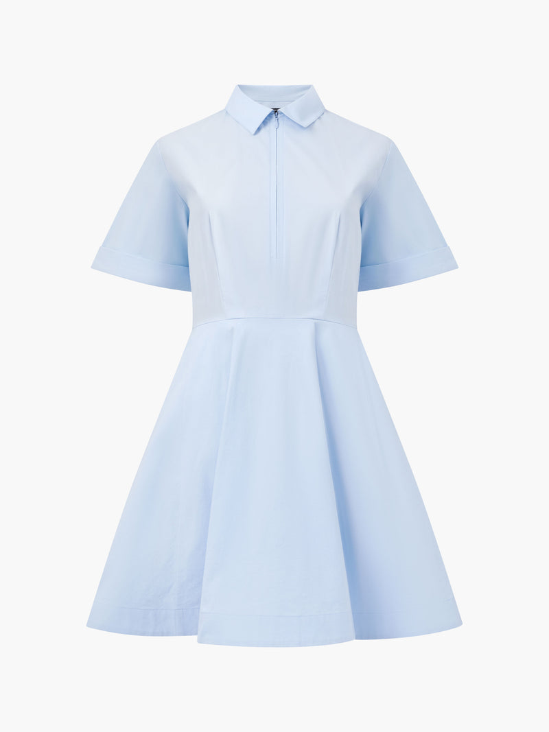 Isabelle Poplin Mini Shirt Dress