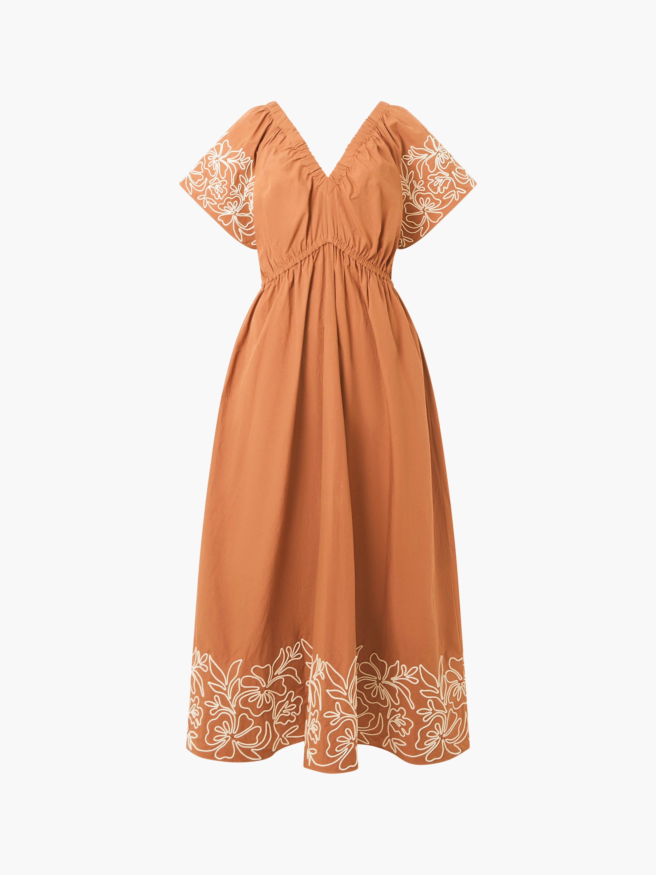 Cambria Cotton Embroidered Dress