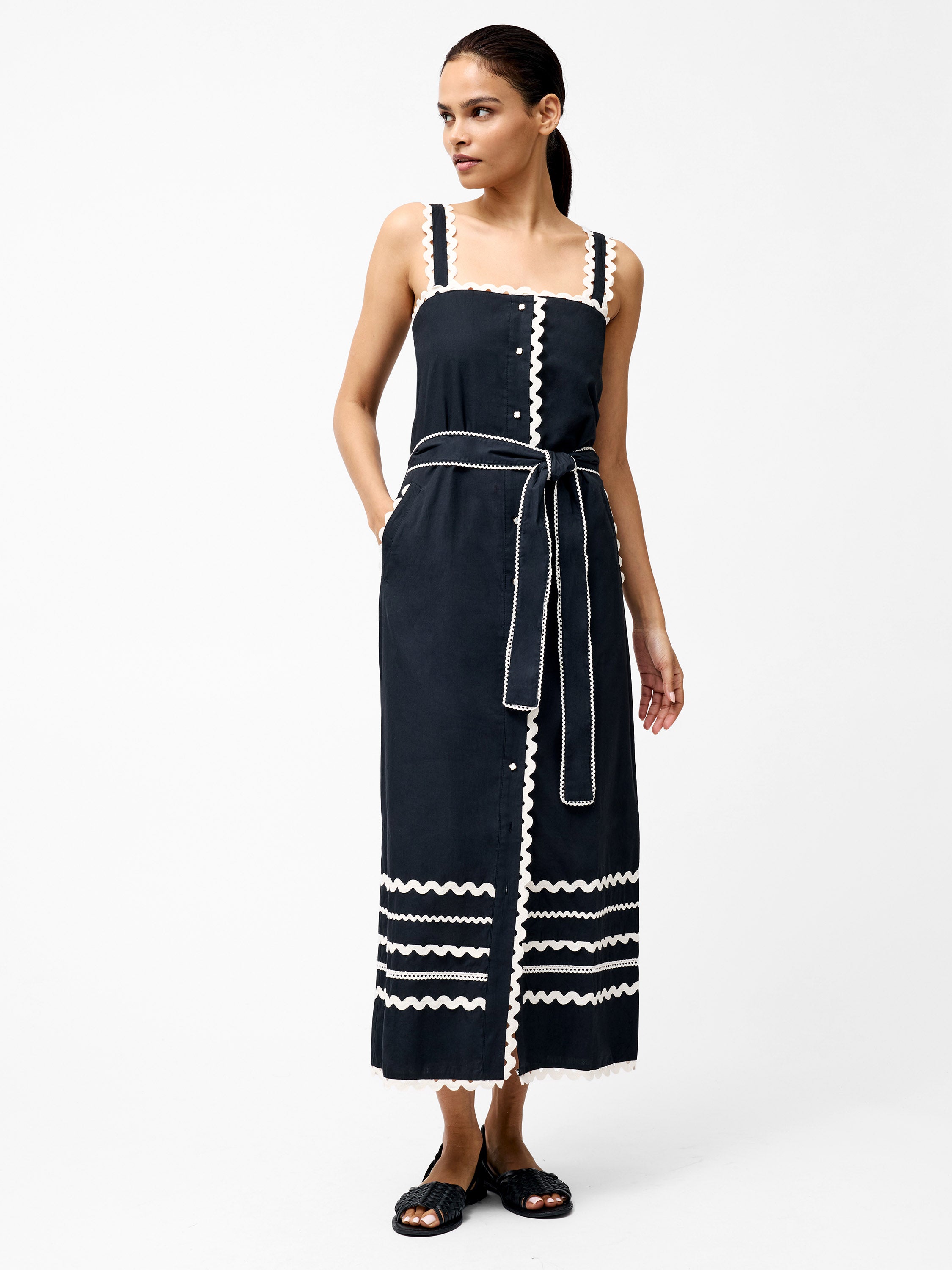 Cambria Cotton Ricrac Dress