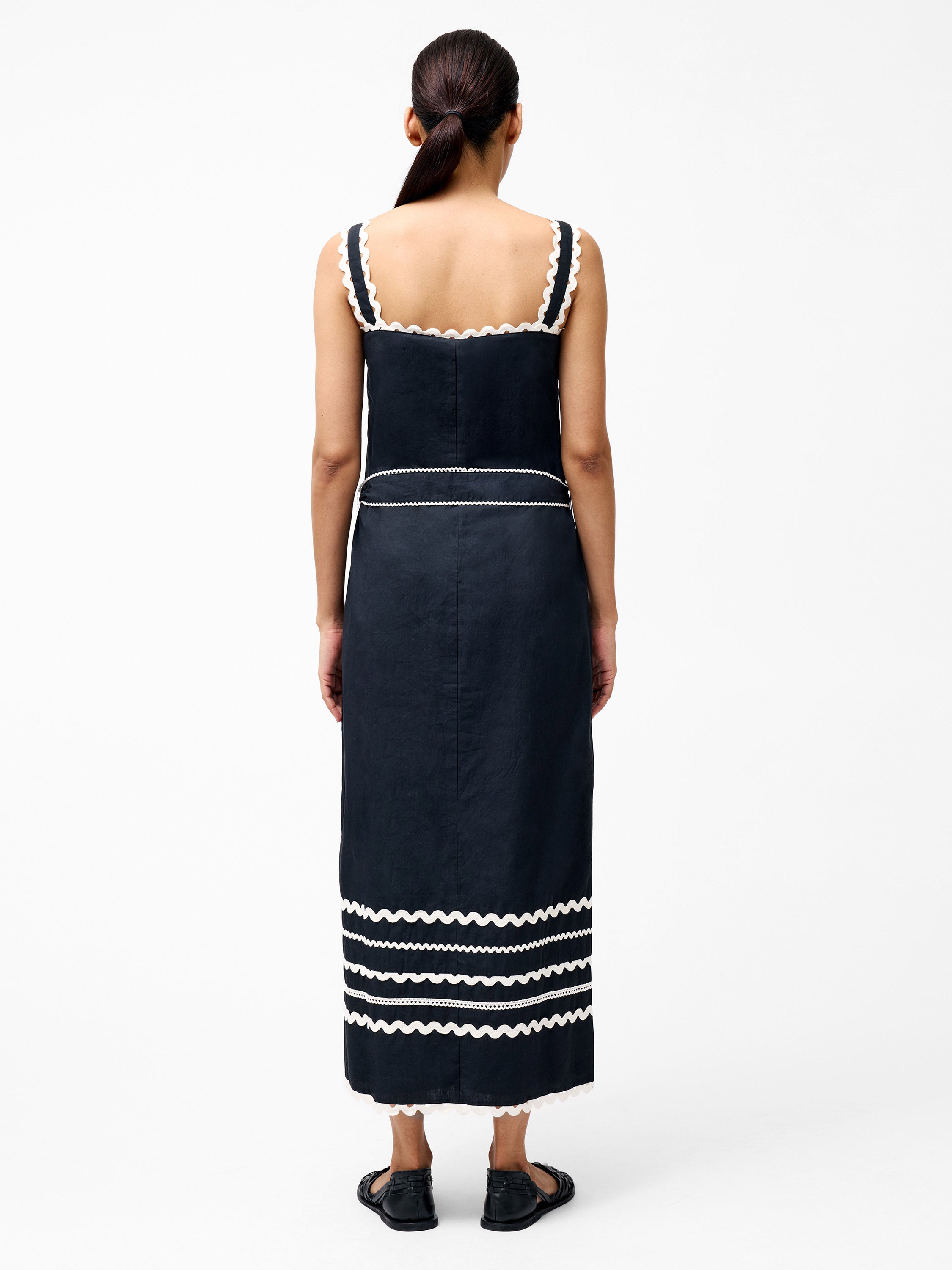 Cambria Cotton Ricrac Dress