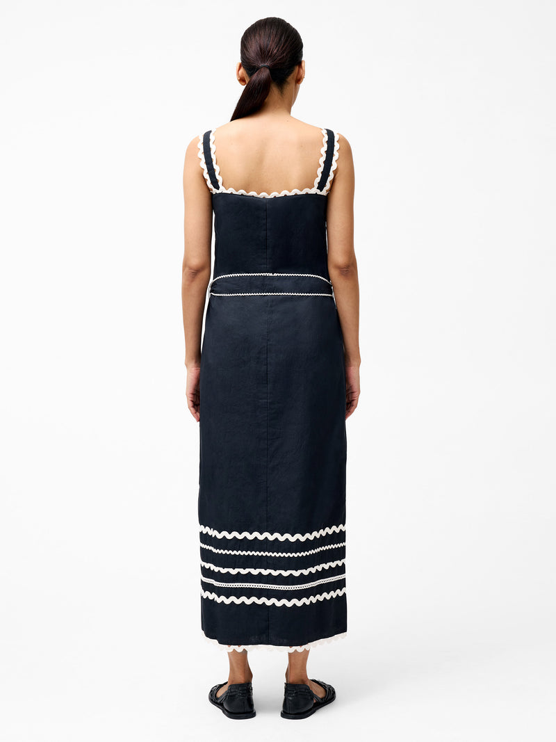 Cambria Cotton Ricrac Dress