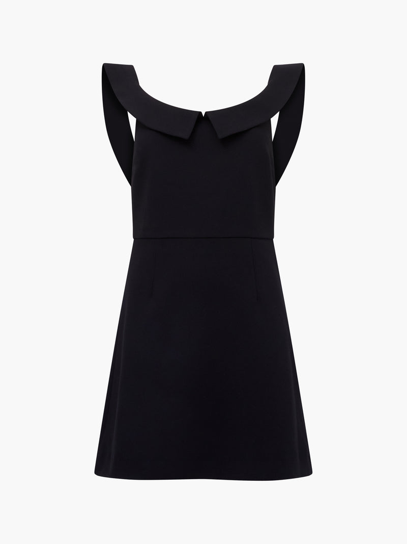 Whisper Collar Mini Dress