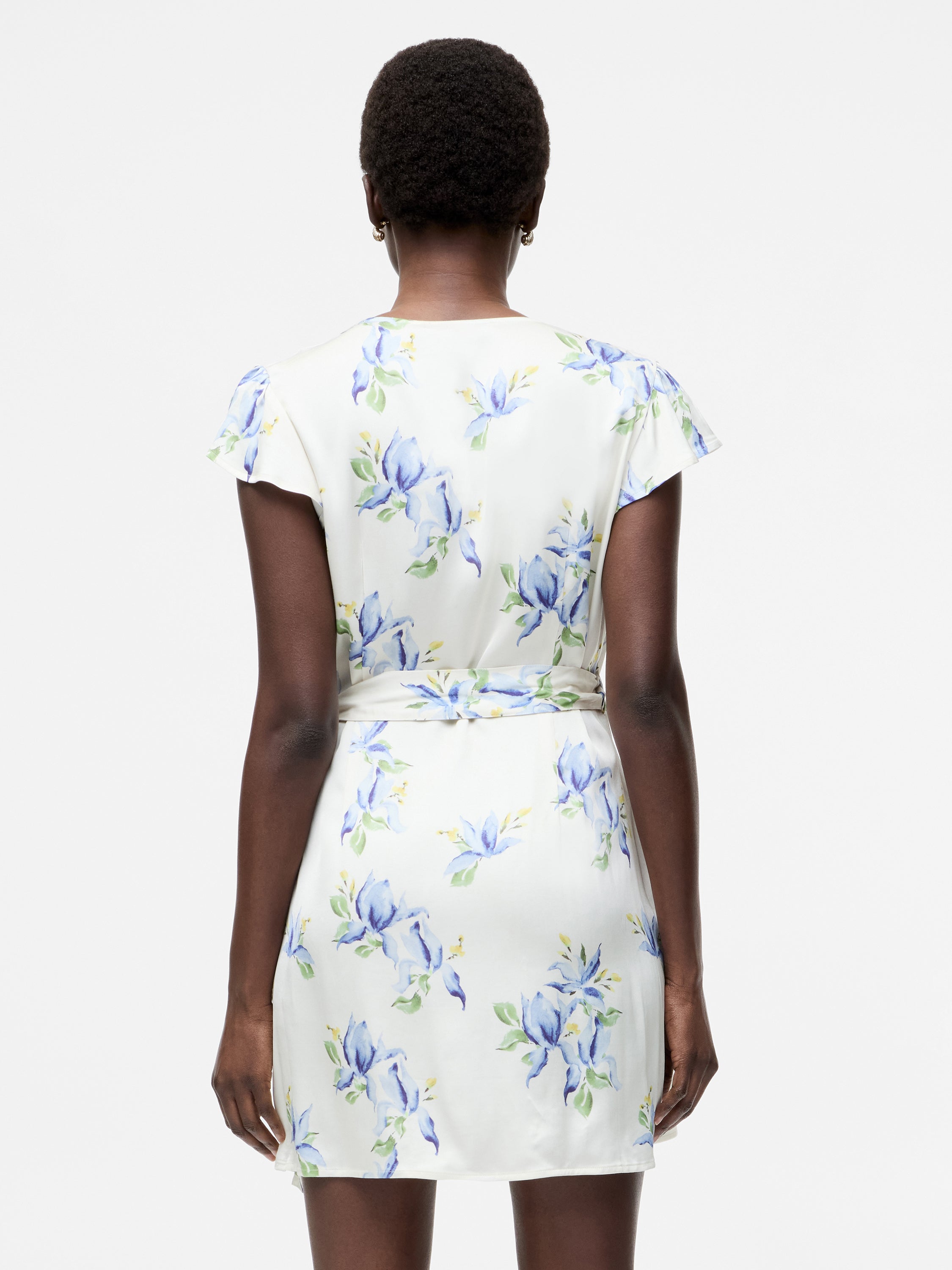 Ennis Vivian Eco Satin Wrap Dress