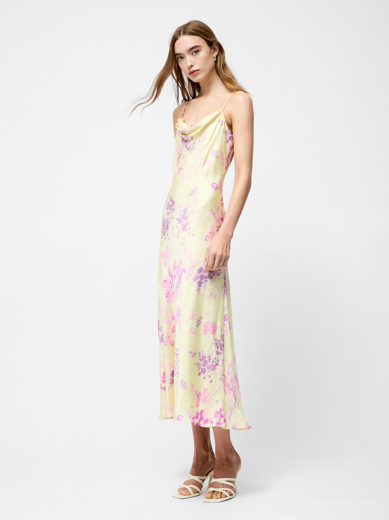 Elyria Oona Satin Midi Dress