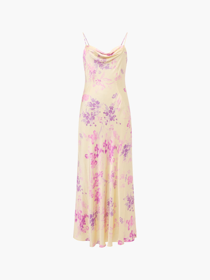 Elyria Oona Satin Midi Dress
