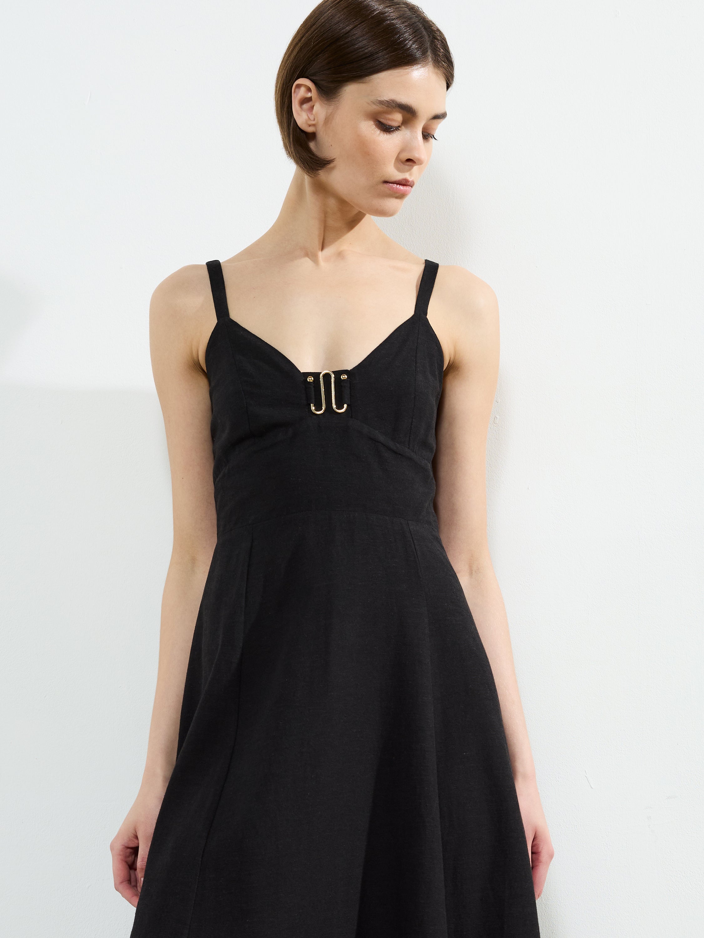 Ariette Strappy Midi Dress