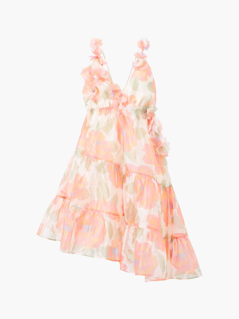 Jasmine Organza Halterneck Mini Dress