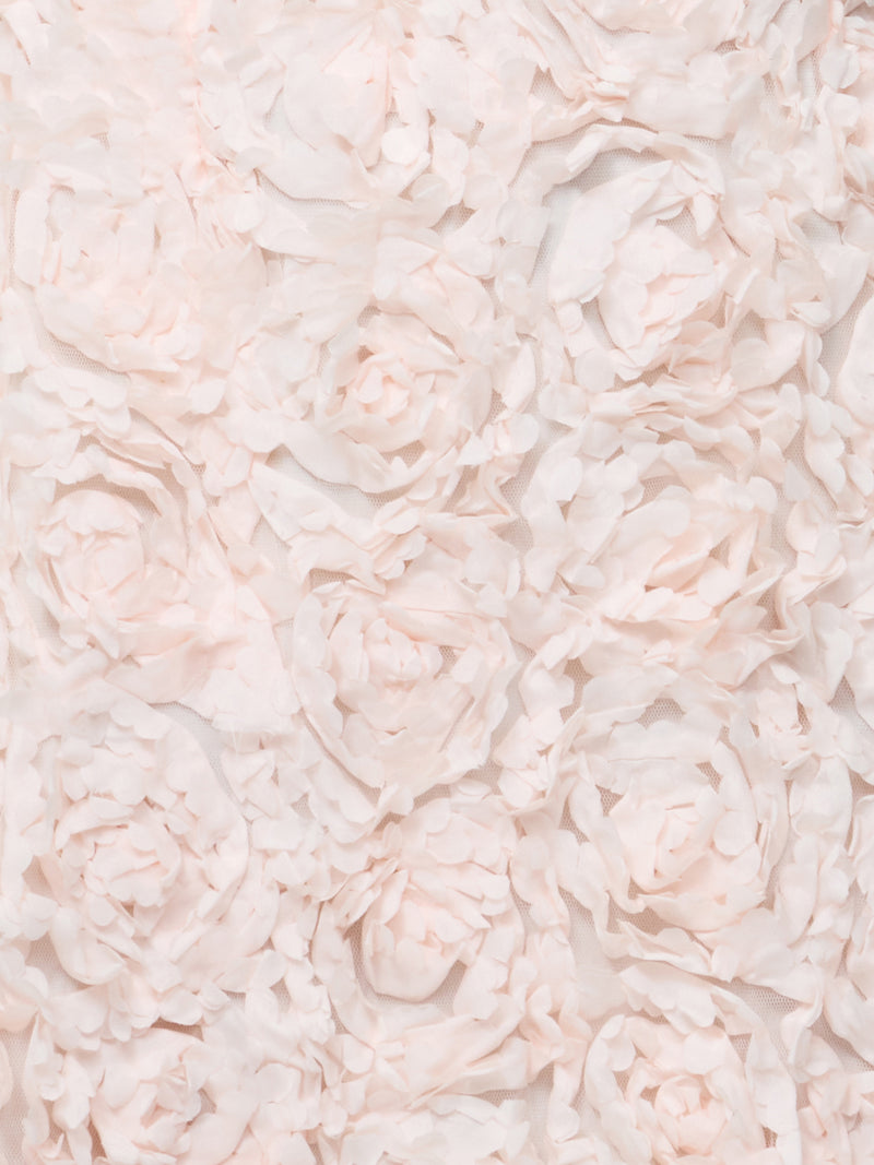 Cher Rosette Textured Bandeau Mini Dress