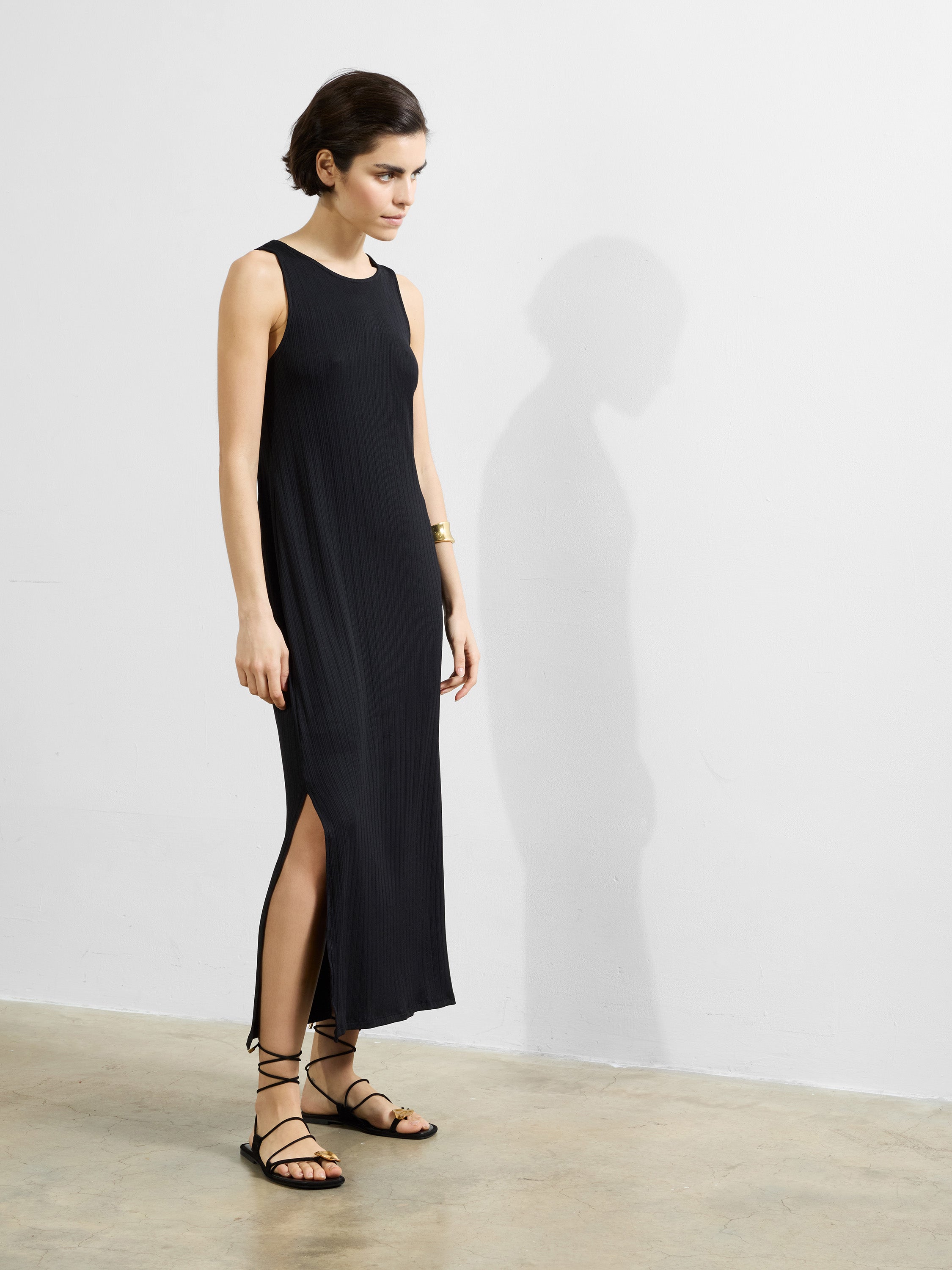 Mia Textured Jersey Maxi Dress