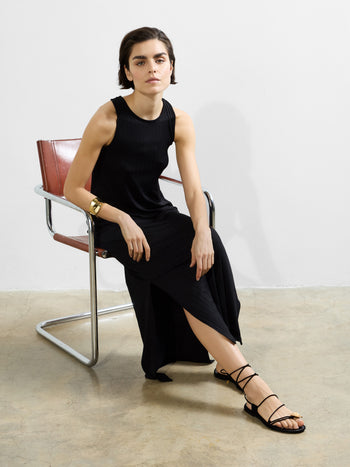 Mia Textured Jersey Maxi Dress