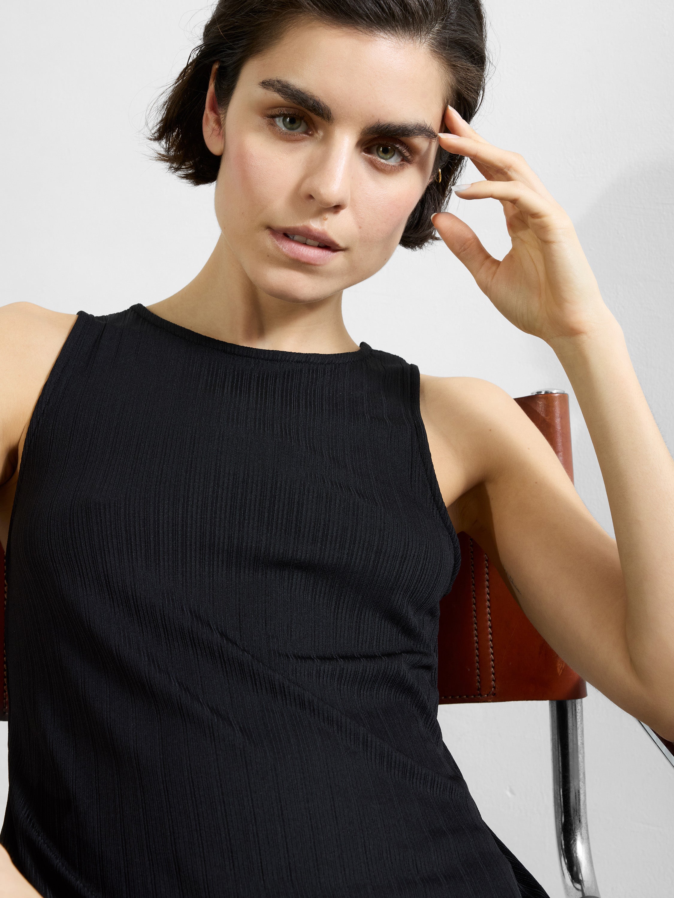 Mia Textured Jersey Maxi Dress