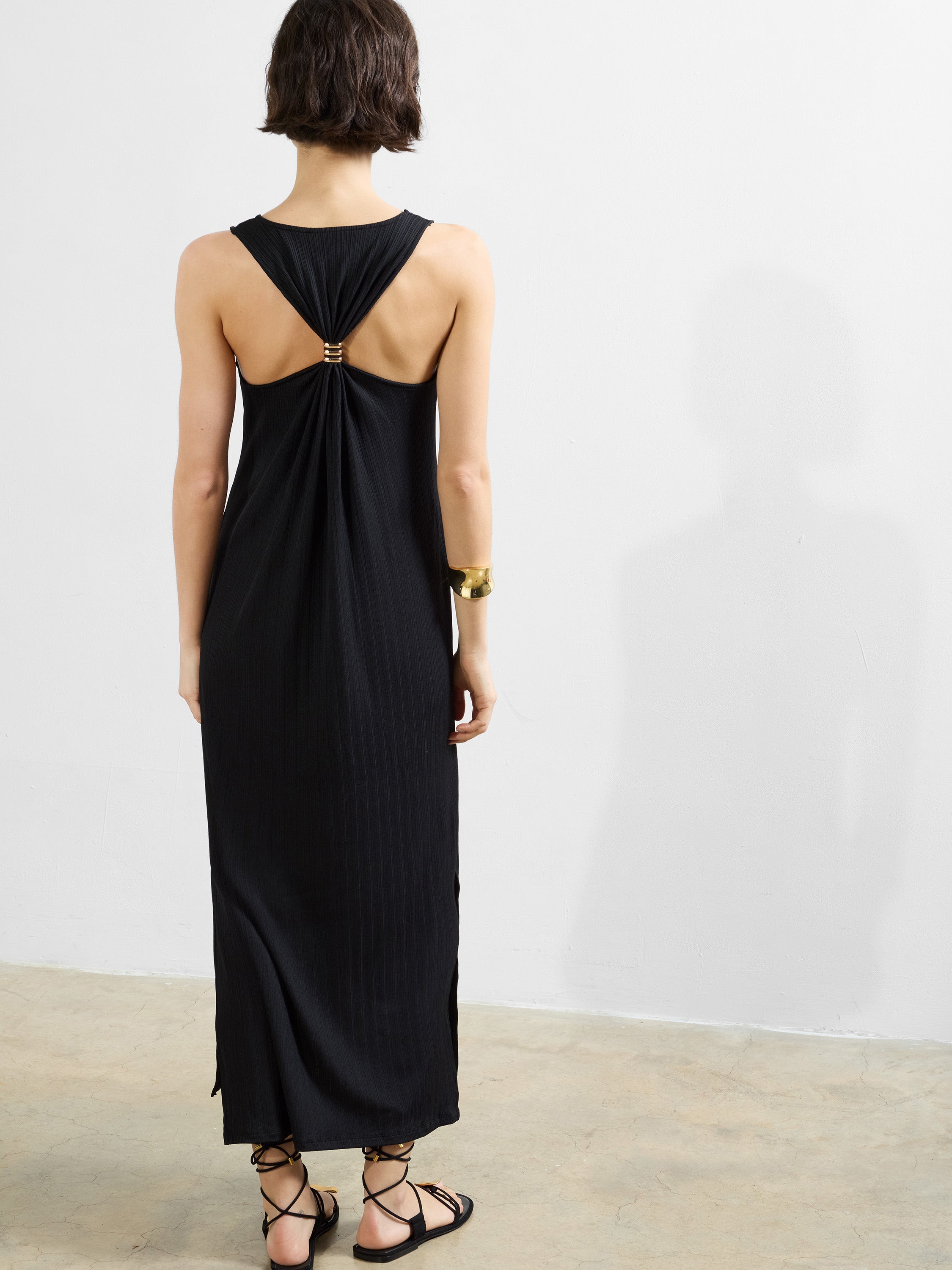 Mia Textured Jersey Maxi Dress